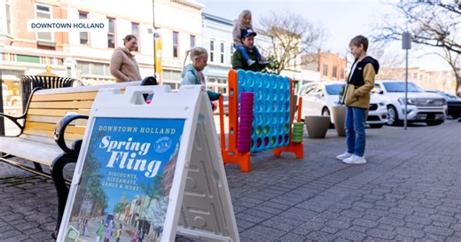 Downtown Holland hosts Spring Fling with shopping, dining, and games