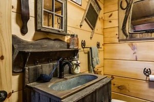 1K views · 30 reactions | No one likes laundry, but that does not have to mean the laundry room itself has to be drudgery. See how several Honest Abe Log Homes, Inc. customers combined function and form for a striking utility area. https://www.honestabe.com/project/laundry-room-ideas/ | Log Home Living | Facebook