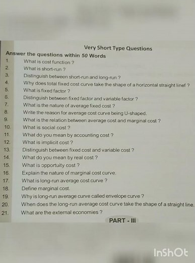 basic economics 2 1st chapter short question answer#economicsdegree #solutions#song #highersecondary