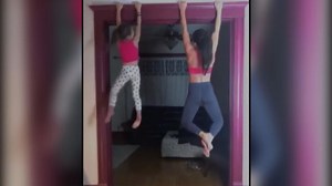 Mutter-Tochter-Workout