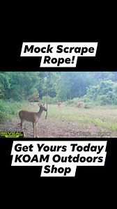 Mock Scrape Rope at KOAM Outdoors Shop LLC! #New #reels #mockscrape #deer #deerhunting | KOAM Outdoors LLC