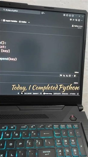 Python Tuples & Practice + Viva Done || Day - 12