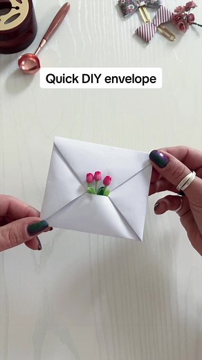 Quick DIY Envelope from 18×18cm Paper