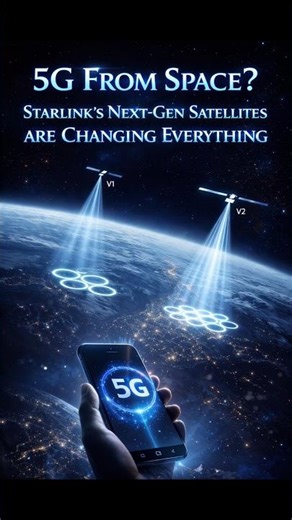 5G From Space? #Starlink #SpaceX #SatelliteInternet #5GFromSpace