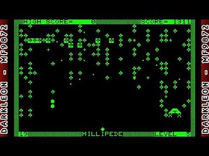 Millipede - [ 1982 - Commodore PET - Gameplay ]