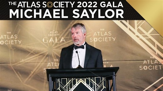 Michael Saylor, Executive Chairman Of MicroStrategy Delivers Keynote Speech At The Atlas Society Gala On October 6, 2022 | The Atlas Society
