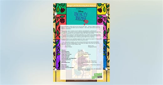 BEAUTY & THE BEAST Jnr_Show 8