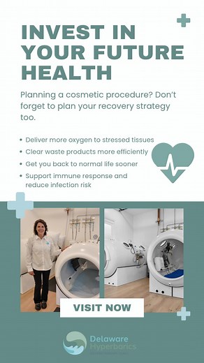 Planning a cosmetic procedure? Don’t forget to plan your recovery strategy too. 💡 Hyperbaric Oxygen Therapy (HBOT) is increasingly used as a supportive therapy after: • Facelifts & eyelid surgery • Tummy tucks & body contouring • Breast augmentation/reduction • Fat transfer and liposuction HBOT may help your body: 🔹 Deliver more oxygen to stressed tissues 🔹 Clear waste products more efficiently 🔹 Support immune response and reduce infection risk 🔹 Get you back to normal life sooner At Delaw