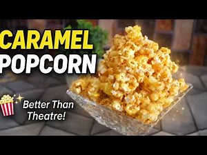 10-minute caramel popcorn that tastes better than the movies