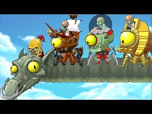 Plants vs. Zombies 2 - Every Zomboss Fight!