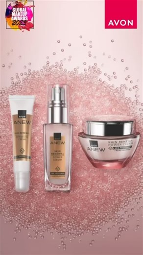 Gold standard, globally approved. ✨ Anew Renewal Power Range wins three Gold Awards at The Global Makeup Awards 2025. Skin confidence = activated. 💛 🏆 Best Moisturizer 🏆 Best Renewing Serum 🏆 Best Eye Product Power that performs. Results that shine. ✨ #Avon #AnewRenewal #AnewPower #GlobalMakeupAwards2025 #awardwinningskincare | Avon