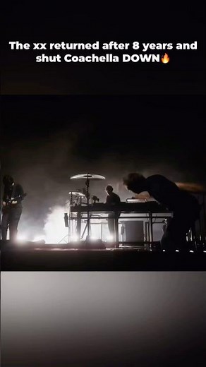 The xx returned after 8 years and shut Coachella DOWN#thexx #coachella #performance #intro