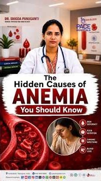 Why Is Your Iron Low? Hidden Causes of Anemia 🩸 | Dr. Snigda Panuganti