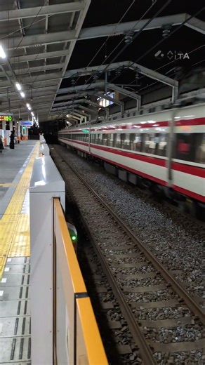 @東武線獨協大学前駅通過列車🚆✨ #鉄道 #東武線