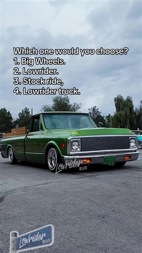 Choosing Between Big Wheels and Lowriders