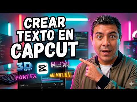Como Hacer Texto En CapCut para Vídeos Virales y Canales Automatizados [Version PC]