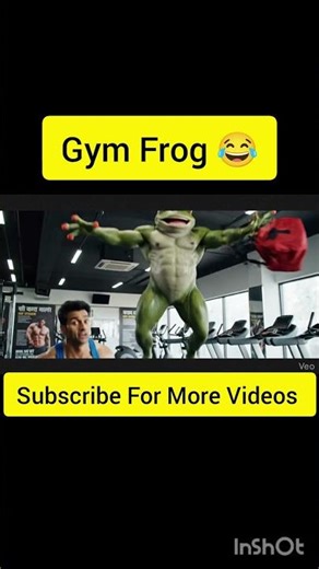 Gym Me Mendak 🐸💪😂 #shorts #ytshorts #funnyanimal #funnyfrog #desicomedy #comedyshorts #foryou #fun