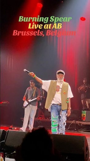 Burning Spear - Live in Brussels #reggae #concert