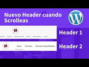 Custom header cuando scroll en Wordpress y Elementor - PASO A PASO