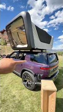 New Rivian R2 has the COOLEST tent.