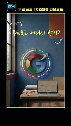 [파워디렉터365 쇼츠] 무료폰트_30초 만에 끝내는 구글 무료 폰트 설치법 (왕초보 가이드) #구글폰트 #무료폰트 #영상편집 #유튜브자막 #파워디렉터365 #폰트다운로드 #쇼츠
