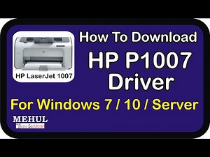 HP P1007 printer driver download and Installation in hindi || Tech Adviser