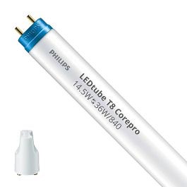 Philips Tubo LED T8 CorePro (EM/Mains) Standard Output 14.5W 1600lm - 840 Blanco Frio | 120cm - Reemplazo 36W