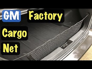 2012 - 2020 Chevrolet Sonic Factory Cargo Net GM Factory Accessory Installation