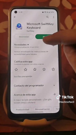 Descarga #swifkey de #microsoft y dale un estilo único a tu #celular #app #review #teclado #tip #fyp #parati
