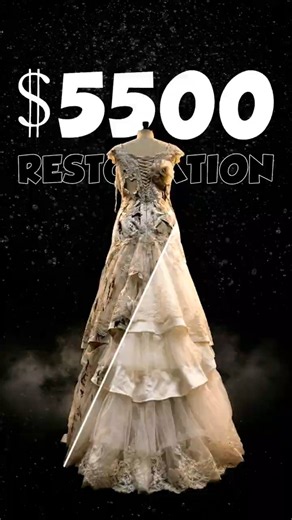 👗 Restoring an abandoned Wedding Dress 💍