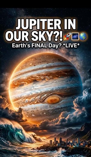 What If Jupiter Replaced The Moon? 😱🌌 Earth Wouldn’t Survive! #Space #Jupiter #WhatIf #shorts