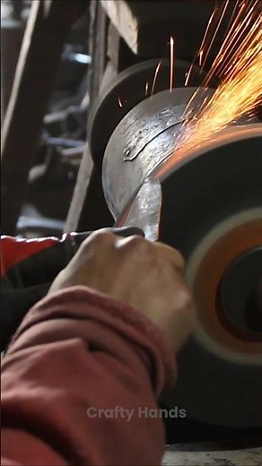 Shaping a Knife in the hands of a blacksmith