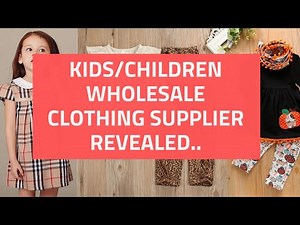 Wholesale Kids Childrens Boutique Clothing Vendor Revealed