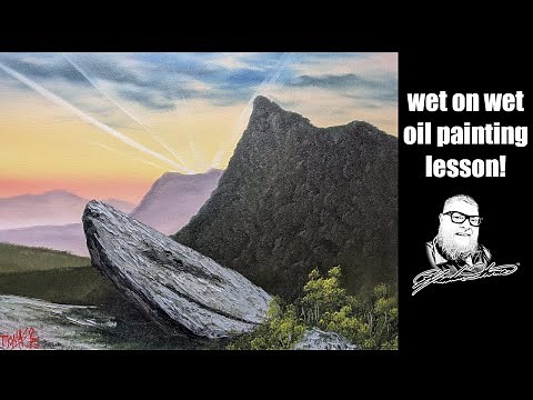 Chained Rock (Painting With Magic Se8: Ep 6) Landscape painting