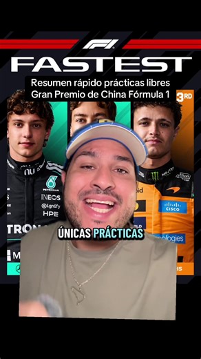 Resumen rápido de las primeras y únicas prácticas del Gran Premio de China de la Fórmula 1, donde George Russell vuelve a ser el piloto más rápido y Checo Pérez en la última posición. #F1 #Formula1 #ChineseGP #DelBosqueF1 #tiktokdeportes