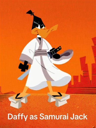 Daffy Duck in Samurai Jack #daffyduck #samuraijack #aku #cartoonnetwork