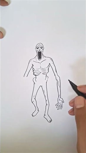 menggambar scp 096 | Drawing SCP 096