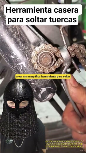 cómo crear una herramienta casera para sacar tuercas difíciles #automóvil #mecanicaautomotriz