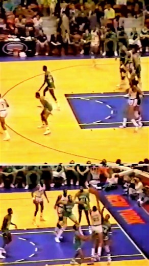 NBA Classic 465 | Bill Cartwright Delayed Awkward Baseline Jumper Over Aguirre | DAL @ NYK - 1/13/87