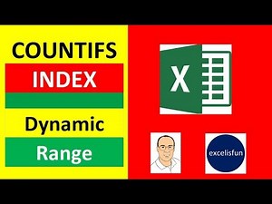 INDEX Function To Lookup Column inside COUNTIFS Function - Excel Magic Trick 1574