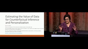 AAAI-20 Invited Talk: The Economic Value of Data for Targeted Pricing - Susan Athey