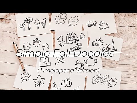 Simple 🍂 Fall/Autumn Doodles | Doodles by Sarah