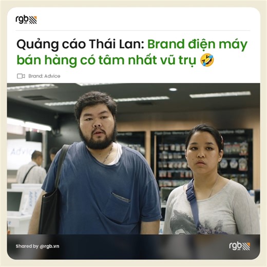 56K views · 2.7K reactions | Quảng cáo Thái luôn có lối đi riêng 藍 Trung tâm điện máy bán hàng có tâm nhất vũ trụ là đây! —  RGB - Cộng đồng Sáng tạo Việt Nam: Creative Vibes #RGB #Creative #CreativeVibes #advertising #advert #commercial #thaiad #thailand #quangcaothai #quangcao #marketing | RGB | Facebook