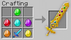 Minecraft, But You Can Craft An Infinity Sword...