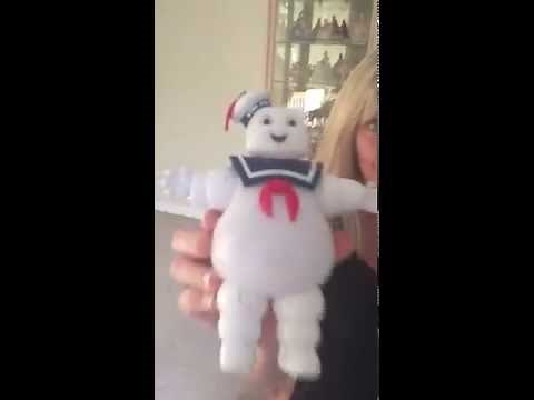 Ghostbusters Stay Puft Marshmallow man inflatable costume for kids