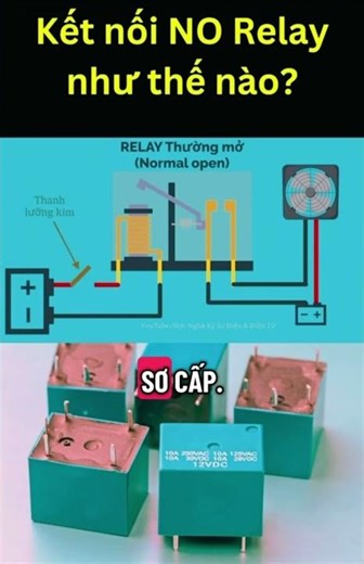How to connect NO relay