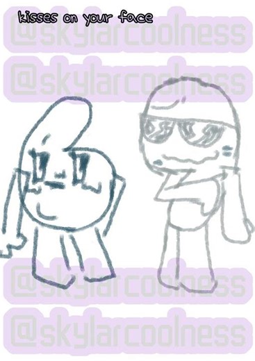 Six X Nine animation thing! MY CURRENT FAVORITE SHIP!!! /// song: Loser by Sunday Cruise #bfdi #art