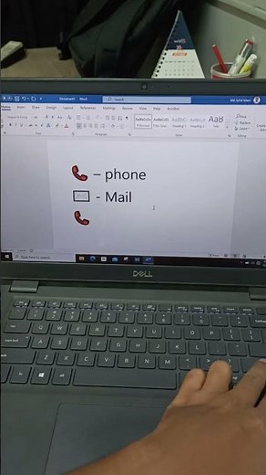Insert Phone and Email Symbols in Word Magic Trick Using Shortcuts!