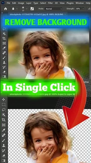 Remove Background from Images in 1 Click | Photoshop Tutorial