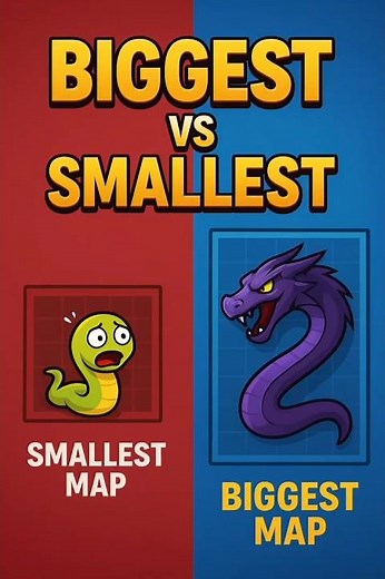 Exploring the BIGGEST and SMALLEST Maps in Google Snake! 😱🐍